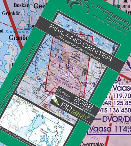 carte finlande centre vfr oaci 2022 - rogers data