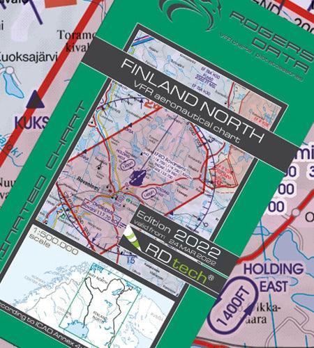 carte finlande nord vfr oaci 2022 - rogers data