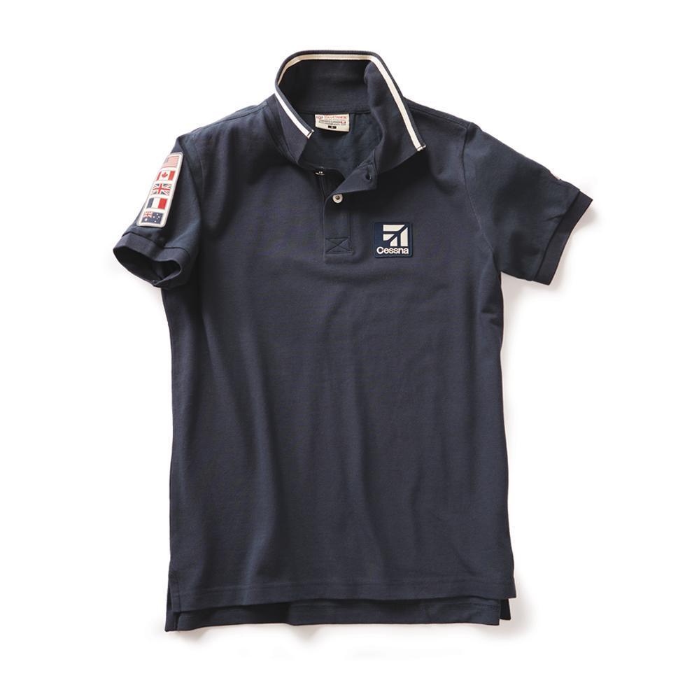 polo cessna - couleur navy