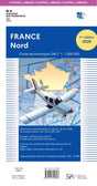 Carte VFR plastifiée France Nord 2026 - SIA - (1/1 000 000)