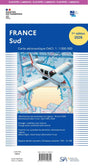 Carte VFR plastifiée France Sud 2026 - SIA - (1/1 000 000)