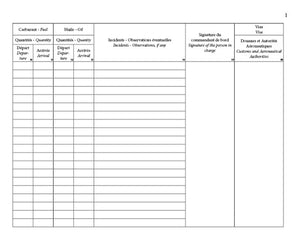 Carnet de route logoté FFA pages