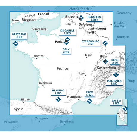 Carte France Air Million 2026 1/1000000 Editerra