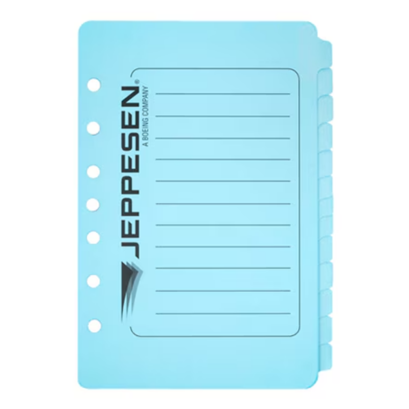 intercalaires 7 trous 13 feuillets Jeppesen