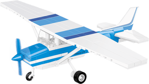 Jouet Maquette Cessna 172 Skyhawk Blanc et Bleu - Cobi - LA BOUTIQUE DU PILOTE