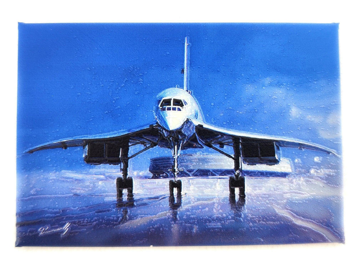 Magnet Concorde à Roissy - Lucio Perinotto Cadeaux - Gadgets LA BOUTIQUE DU PILOTE