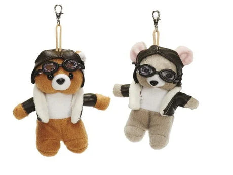 Porte-clés ourson pilote / souris pilote