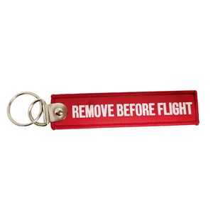 Porte-clés flamme Remove before flight