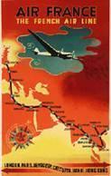 carte postale french airlines