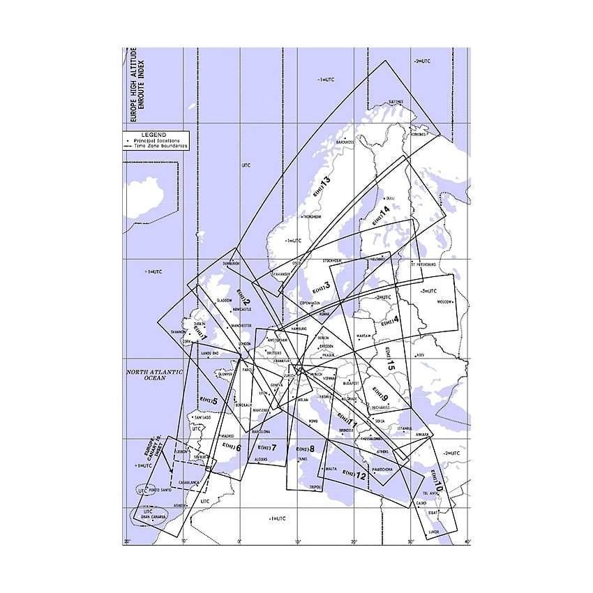 IFR Paper Chart Service- EUROPE LOW ALTITUDE - Enroute Chart - LA BOUTIQUE DU PILOTE