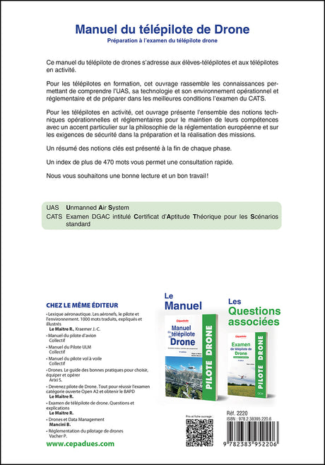 Manuel du télépilote de drone 9e édition - Régis Le Maitre et Bastion Mancini