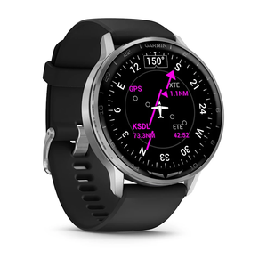 D2 X15 argent -  Garmin - Montre aviateur connectée