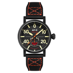 Montre AVI-8 modèle dambuster Chadwick couleur coal black
