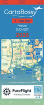 Carte Sud-Est France 2026 1/50000 Carta Bossy