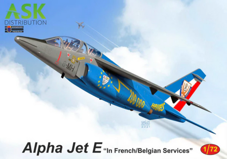 Maquette d'avion Alpha Jet E échelle 1/72