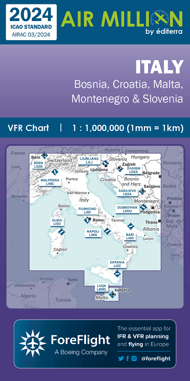 PRE-COMMANDE CARTE AIR MILLION ITALY 2024 - LA BOUTIQUE DU PILOTE