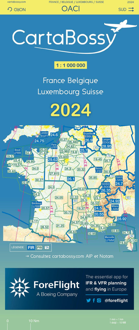 PRE-COMMANDE Carte BOSSY 2024 - LA BOUTIQUE DU PILOTE
