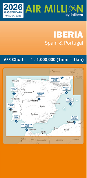 Carrte Espagne et Portugal Air  %Million 2026 Editerra