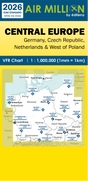 Carte Europe Centrale Air Million 2026 Editerra