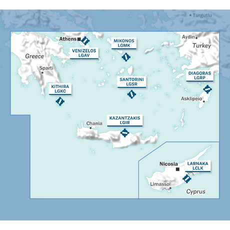 Carte Grèce et Balkans sud 2026 1/500000 Air Million Editerra