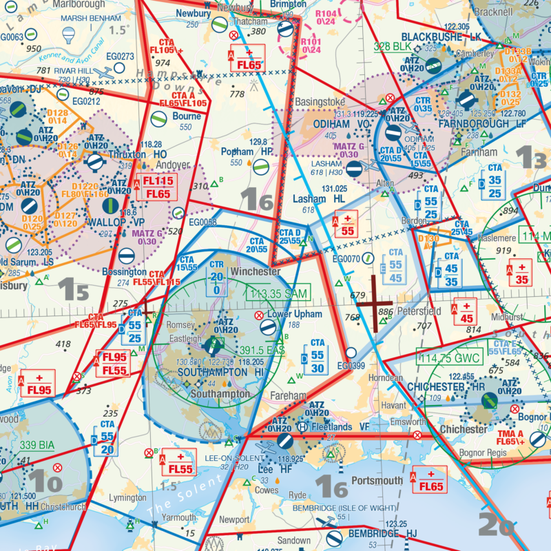 Carte Air Million Sud de l'Angleterre et Pays de Galles  2026 Editerra (1/500 000) 