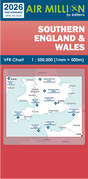 Carte Air Million Sud de l'Angleterre et Pays de Galles  2026 Editerra (1/500 000) 