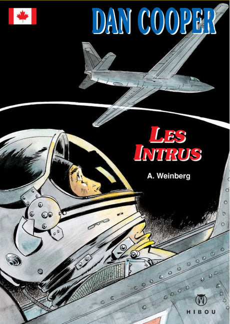 Première de couverture du hors-série "Les Intrus" de la bande dessinée Dan Cooper d'Albert Weinberg aux éditions Hibou
