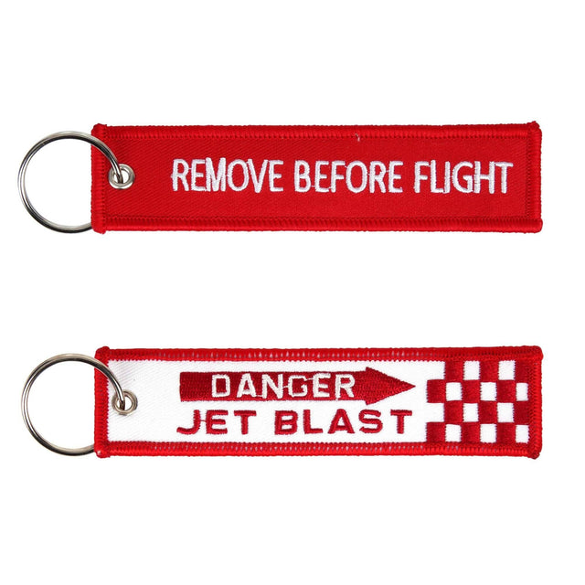 Flamme Danger Jet Blast / Remove Before Flight Accessoires avion LA BOUTIQUE DU PILOTE