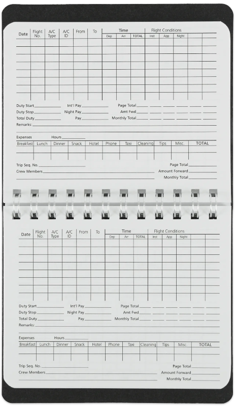 Flight crew log - ASA