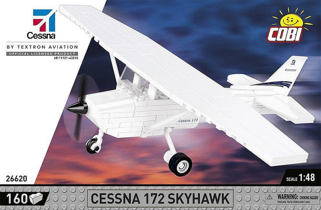 Jouet Maquette Cessna 172 Skyhawk Blanc - Cobi - LA BOUTIQUE DU PILOTE