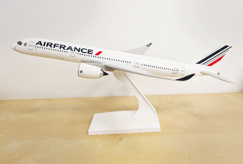 Photo de la maquette représentant l'avion Arbus 350