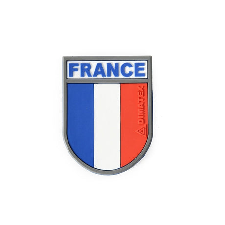 Patch ecusson en gomme France De Dimatex
