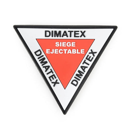 Patch en gomme siège éjectable dimatex