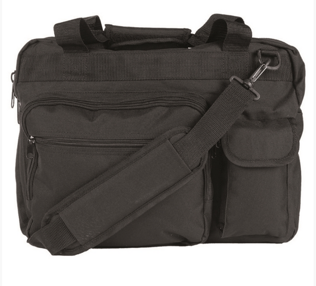 Sac pour ordinateur noir en polyester