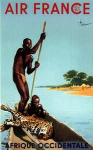 affiche musee air france 63 cm x 100 cm 038 afrique occidentale