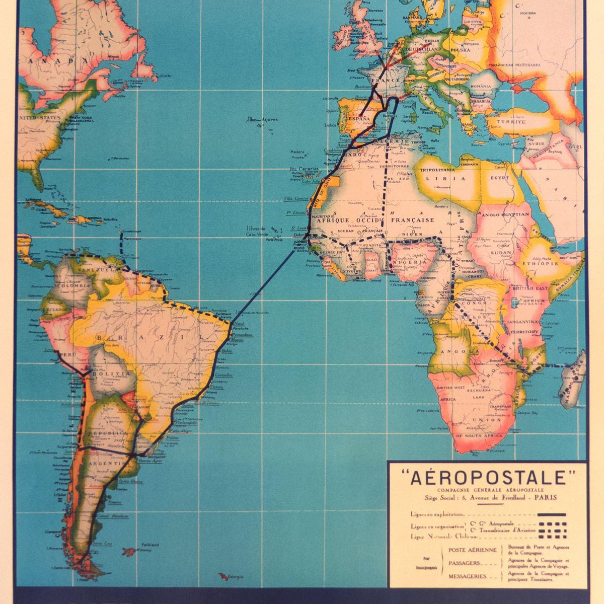 AFFICHE MUSEE AIR FRANCE 63 X 100 CM AEROPOSTALE La Boutique Du affiche-musee-air-france-63-x-100-cm-aeropostale-la-boutique-du