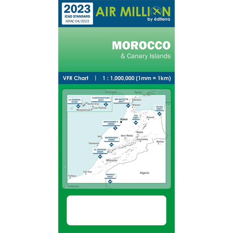 Carte murale France | VFR Air Million pour pilotes d'avion | Bayo