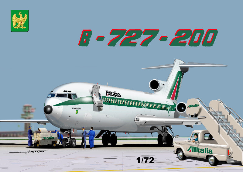 Maquette 1/72 BOEING 727-200 Alitalia MACH La Boutique Du