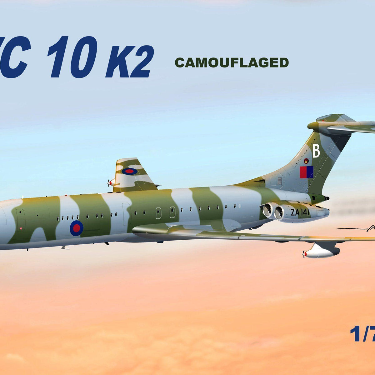 Maquette VC 10 K2 - CAMOUFLAGED - La Boutique Du Pilote – LA BOUTIQUE ...
